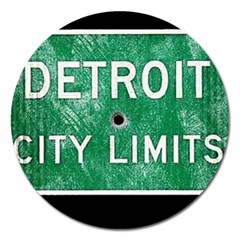 Detroit City Limits Magnet 5  (round) by DetroitCityLimits