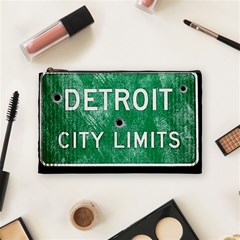 Detroit City Limits Cosmetic Bag (medium)  by DetroitCityLimits