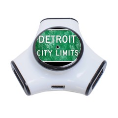 Detroit City Limits 3-port Usb Hub