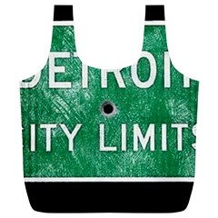 Detroit City Limits Full Print Recycle Bags (l)  by DetroitCityLimits