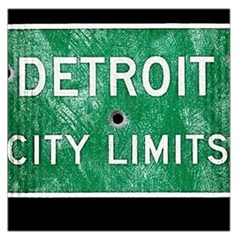 Detroit City Limits Large Satin Scarf (square)