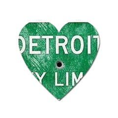 Detroit City Limits Heart Magnet by DetroitCityLimits