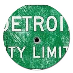 Detroit City Limits Magnet 5  (round) by DetroitCityLimits