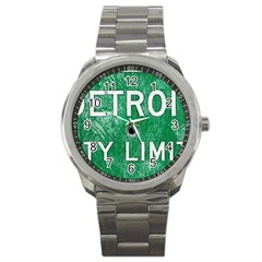 Detroit City Limits Sport Metal Watch