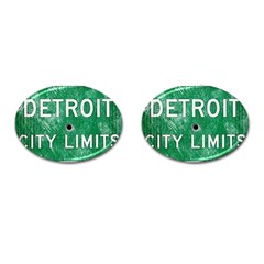 Detroit City Limits Cufflinks (oval) by DetroitCityLimits