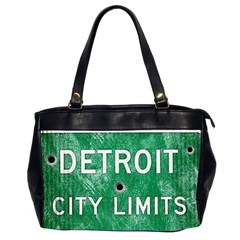 Detroit City Limits Office Handbags (2 Sides)  by DetroitCityLimits