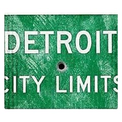 Detroit City Limits Double Sided Flano Blanket (small) 