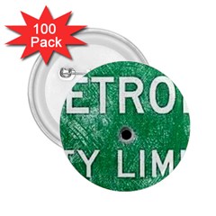 Detroit City Limits 2 25  Buttons (100 Pack)  by DetroitCityLimits