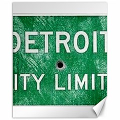 Detroit City Limits Canvas 16  X 20   by DetroitCityLimits