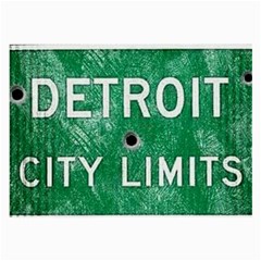 Detroit City Limits Large Glasses Cloth (2-side)