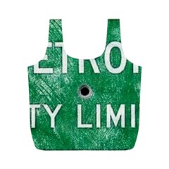 Detroit City Limits Full Print Recycle Bags (m)  by DetroitCityLimits