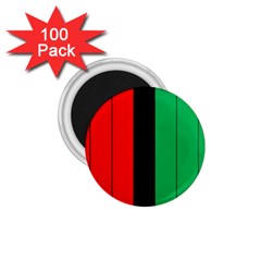 Kwanzaa Colors African American Red Black Green  1 75  Magnets (100 Pack)  by yoursparklingshop