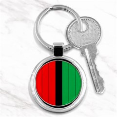 Kwanzaa Colors African American Red Black Green  Key Chains (round)  by yoursparklingshop