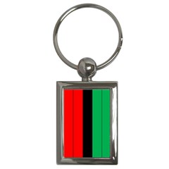 Kwanzaa Colors African American Red Black Green  Key Chains (rectangle)  by yoursparklingshop