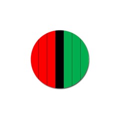 Kwanzaa Colors African American Red Black Green  Golf Ball Marker by yoursparklingshop