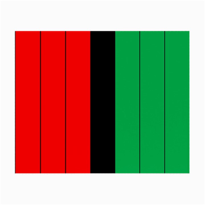 Kwanzaa Colors African American Red Black Green  Small Glasses Cloth