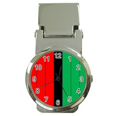 Kwanzaa Colors African American Red Black Green  Money Clip Watches by yoursparklingshop