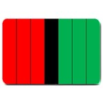 Kwanzaa Colors African American Red Black Green  Large Doormat  30 x20  Door Mat