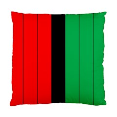 Kwanzaa Colors African American Red Black Green  Standard Cushion Case (one Side) by yoursparklingshop