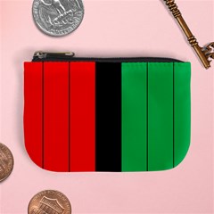 Kwanzaa Colors African American Red Black Green  Mini Coin Purses by yoursparklingshop