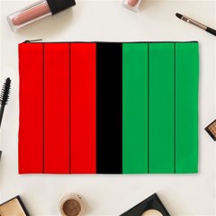 Kwanzaa Colors African American Red Black Green  Cosmetic Bag (xl) by yoursparklingshop