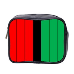 Kwanzaa Colors African American Red Black Green  Mini Toiletries Bag 2-side by yoursparklingshop