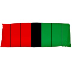 Kwanzaa Colors African American Red Black Green  Body Pillow Case (dakimakura) by yoursparklingshop