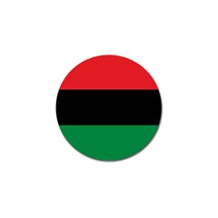 Pan African Unia Flag Colors Red Black Green Horizontal Stripes Golf Ball Marker by yoursparklingshop