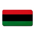 Pan African UNIA Flag Colors Red Black Green Horizontal Stripes Medium Bar Mats 16 x8.5  Bar Mat