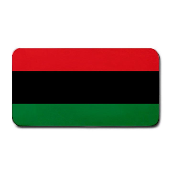 Pan African UNIA Flag Colors Red Black Green Horizontal Stripes Medium Bar Mats