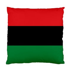 Pan African Unia Flag Colors Red Black Green Horizontal Stripes Standard Cushion Case (two Sides) by yoursparklingshop