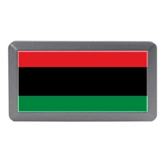 Pan African Unia Flag Colors Red Black Green Horizontal Stripes Memory Card Reader (mini) by yoursparklingshop