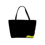 Black and yellow Shoulder Handbags Front