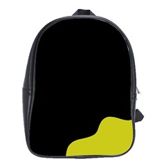 Black And Yellow School Bags (xl)  by Valentinaart