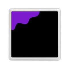 Purple And Black Memory Card Reader (square)  by Valentinaart