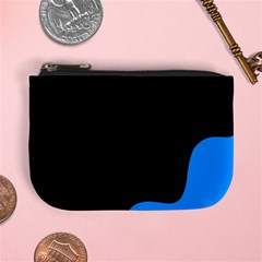 Blue And Black Mini Coin Purses by Valentinaart