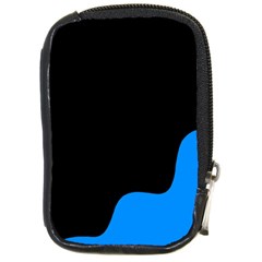 Blue And Black Compact Camera Cases by Valentinaart