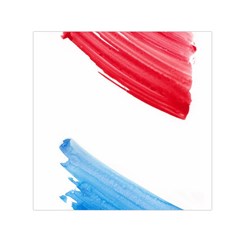 Tricolor Banner Flag, Red White Blue Small Satin Scarf (square) by picsaspassion