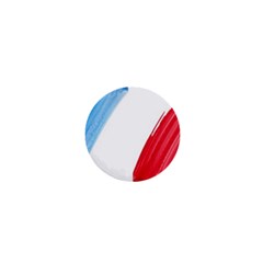 Tricolor Banner Flag France, Blue White Red Watercolor 1  Mini Magnets by picsaspassion