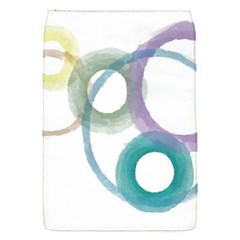 Rainbow Color Circles, Watercolor - Aquarel Painting Flap Covers (s)  by picsaspassion