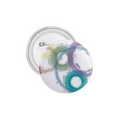 Rainbow Color Circles, Paintbrush Aquarel 1 75  Buttons by picsaspassion