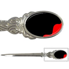 Black And Red Letter Openers by Valentinaart