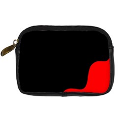 Black And Red Digital Camera Cases by Valentinaart