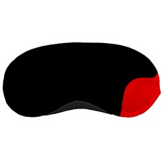 Black And Red Sleeping Masks by Valentinaart