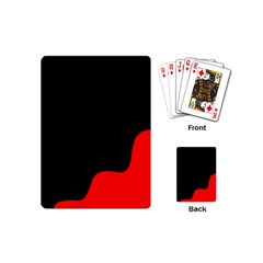 Black And Red Playing Cards (mini)  by Valentinaart