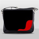 Black and red Messenger Bags Front