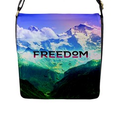 Freedom Flap Messenger Bag (l)  by Brittlevirginclothing