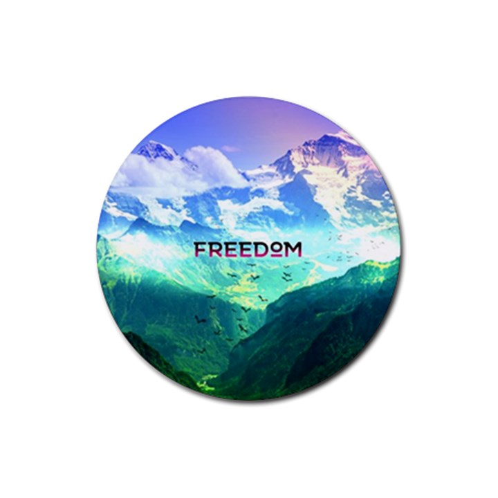 Freedom Rubber Coaster (Round) 