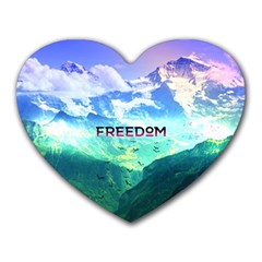 Freedom Heart Mousepads