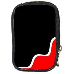 Simple Red And Black Desgin Compact Camera Cases by Valentinaart